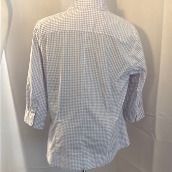 Riders by Lee Easy Care Women’s Blue and white Checkered Shirt. XL. - Picture 6 of 12